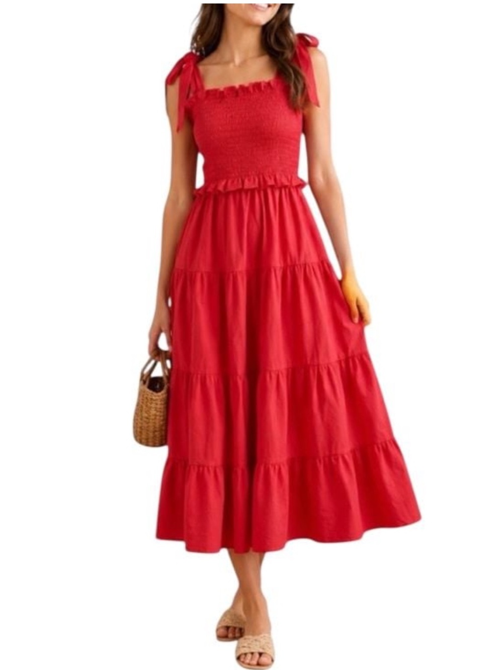 Tuckernuck Red Alanna Dress Size L